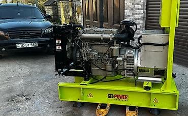 55 kva 3 faza genpover generator. mühərrik orjinal inter. Generator az