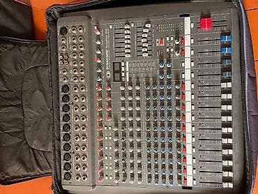 dj setup: Dynacord PowerMate 1000 – gücləndiricili mikser Xüsusiyyətlər: - 10 — 2