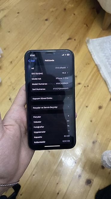 xioami 11: IPhone 11 Pro Max, Matte Midnight Green, Face ID — 8