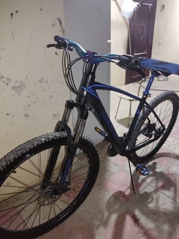 трехколесный велосипед: Mercury dağ velosipedi - Rəng: qara-mavi dizayn, MERCURY loqolu - — 2