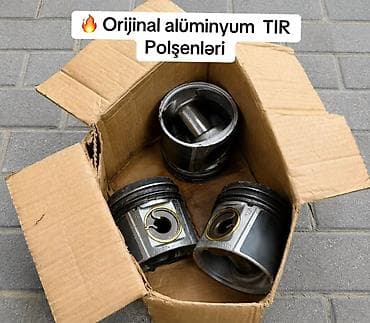 Orijinal alüminium TIR porşenləri. Ağır yük avtomobilləri və TIR