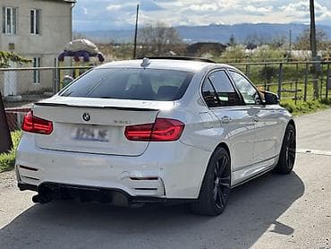 masin səkilləri: BMW 330i Sedan – F30 LCI - Kuzov: ağ rəng, M paket xarici dəst (idman — 5
