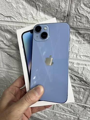 iphone 14 dubay: IPhone 14, 128 GB, Mavi, Face ID, Simsiz şarj, Sənədlərlə — 1