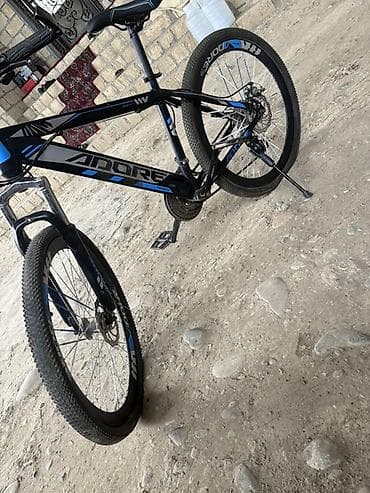 işlenmiş velosipedler: Adore dağ velosipedi - Karkas: möhkəm polad/alüminium tipli ram, qara — 2