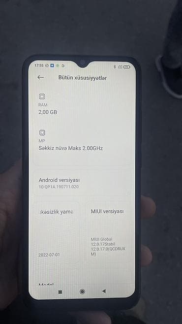 ucuz iphone 13 pro max: Redmi 9A, 32 GB, rəng - Qara, Sensor — 5
