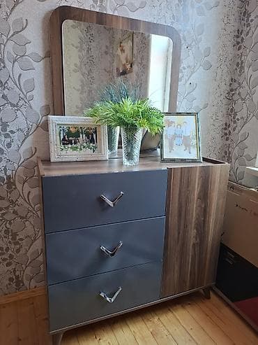 Зеркало Настенное, Прямоугольник, Обычное, С рамой at lalafo.az Зеркало Настенное, Прямоугольник, Обычное, С рамой