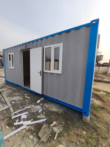 Metal karkaslı, modul konteyner otaq - Ölçü: 6 m uzunluq × 2,4 m en ×