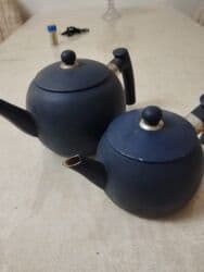 çay qaşığı: İşlənmiş, rəng - Göy, Çaydan, 2 l — 2