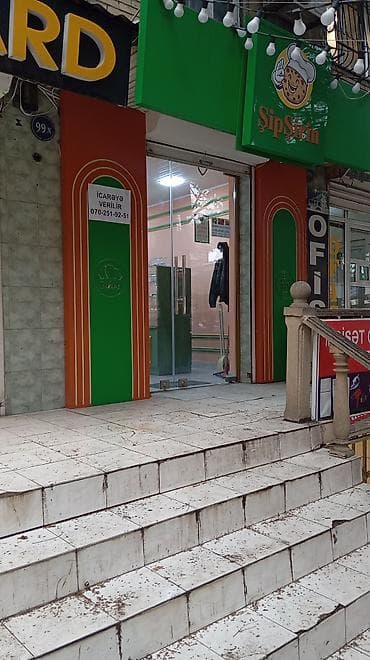 kirayə kafe və restoranlar: İcarəyə verilir Obyektin xüsusiyyətləri: - Hazır interyer: açıq rəng — 1