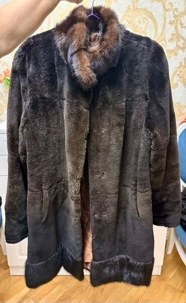 женские шлепанцы с мехом: - Tünd qəhvəyi rəngdə xəz. Ölçü 44-48, 2 dəfə toya geyinilib, əla — 1