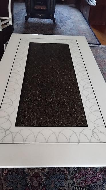 mebel turkiye: Qonaq masası, İşlənmiş, Açılmayan, Mərmər, Dördbucaq masa — 1