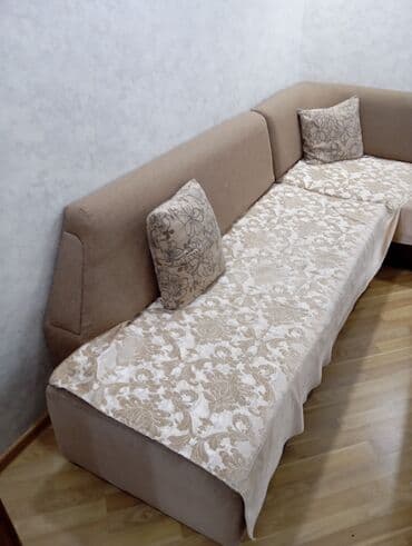 işlənmiş uqlavoy divan: Künc divan, İşlənmiş, Açılmayan, Bazalı, Parça — 2