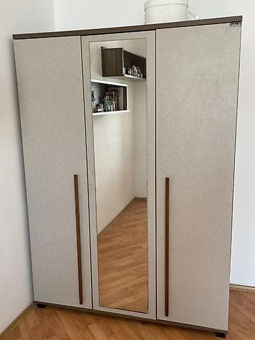 GALA markalı müasir yataq otağı dəsti – şkaf və iş masası - 3 qapılı