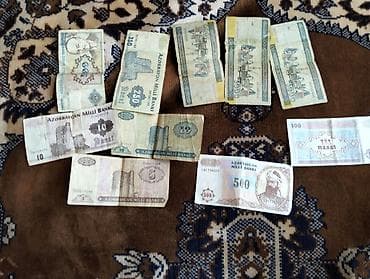 gumus pullar: Kolleksiya üçün köhnə Azərbaycan manatları – müxtəlif nominallar və — 2