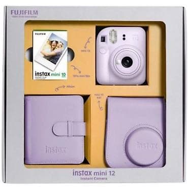 Fujifilm Instax Mini 12 dəst (lavanda rəngi) Dəst tərkibi: - Instax
