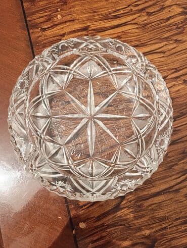 meyve ağacları: Kəsma naxışlı şüşə/qədimi üslubda kristal külqabı Çexiya - Material — 4