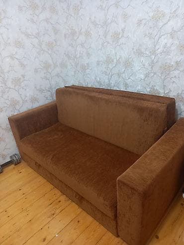 Di̇van-kravat, İşlənmiş, Açılan, Bazalı, Vеlur parça, Çatdırılma yoxdur