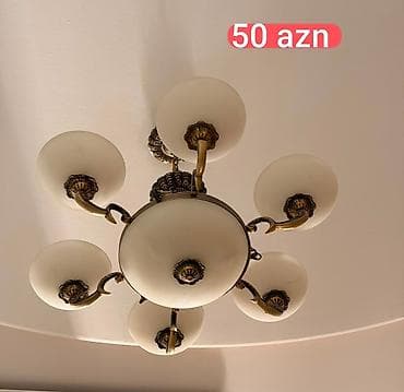 sud separatoru: Çılçıraq, 7 lampa, Şüşə — 1