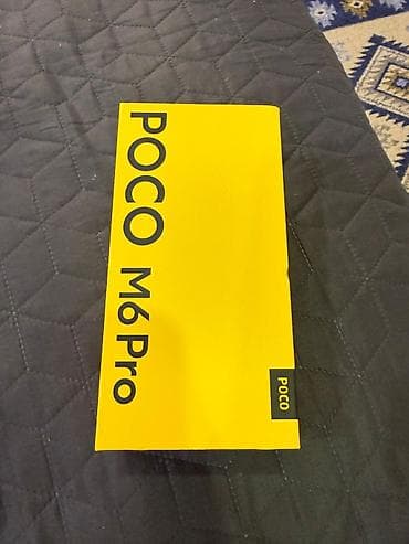 poco m6 pro: Poco M6 Pro, 256 GB, rəng - Qara, Sensor, Barmaq izi, Face ID — 9