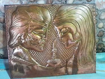 dekor xalcalar instagram: Məhsul: Mis üzərində relyef tablo dəsti Təsvir: - Əl işi mis (bürünc — 1