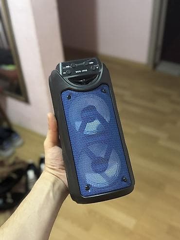 audio mikser: Portativ Bluetooth kolon – MOS-2058 - İki dinamikli güclü səs — 2