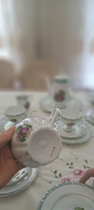 mis caydan: Çay dəsti, Farfor, 6 nəfərlik, Yaponiya — 2