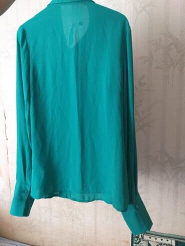 женская блуза летучая мышь: Kofta yasil — 2