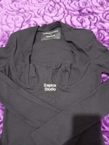 женские черные рубашки: Tezedi hec geyilmeyib.eyinde cox gozel qalir razmer uygun olmadigi — 2