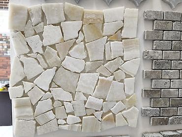 can eti: Dekorativ təbii daş mozaika paneli - Material: təbii daş (açıq — 1