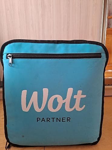 Wolt kuryerləri üçün termo çatdırılma çantası - Brend: Wolt (Partner)