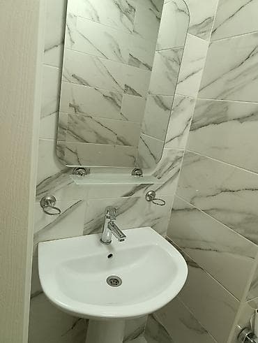 Hamam üçün qoşa aksessuar və santexnika dəsti - Porşelen ayaqlı əl