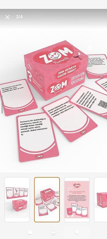 ZOM Romantik – cütlüklər üçün içki kart oyunu Məhsul təsviri: - ZOM — 3