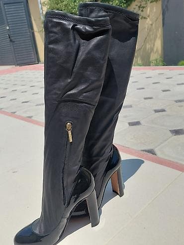 sapacki sekilleri: Dolce & Gabbana qadın çəkmələri - Model: D&G hündür boğaz — 2