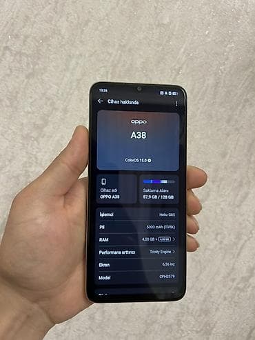 nokia n86 8mp: Oppo A38, 128 GB, rəng - Ağ, İki sim kartlı — 1