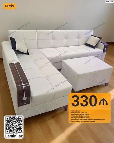 Künc divan – La Mini (Kod: 2198) - Ölçülər: 240 × 150 sm - Mexanizm lalafo.az -da Künc divan – La Mini (Kod: 2198) - Ölçülər: 240 × 150 sm - Mexanizm