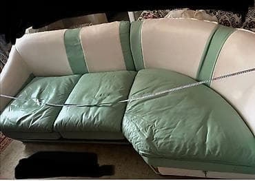 real boya: Künc divan, Açılmayan, Bazasız, Dəri, Çatdırılma yoxdur — 7