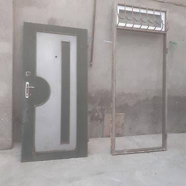 Metall qapı dəsti - Material: qalın metaldan hazırlanmış giriş qapısı — 1