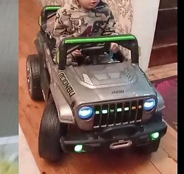 Uşaq üçün elektrikli mini jeep – akkumulyatorla işləyən ride-on — 1