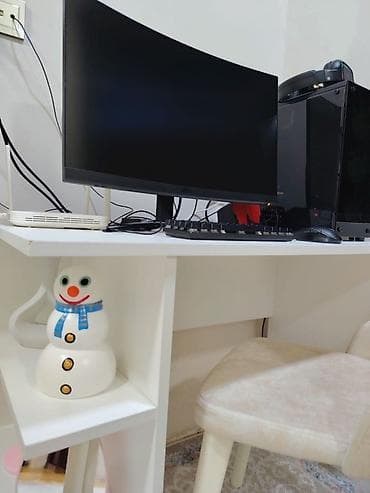 ipad planset: Oyun və iş üçün hazır masaüstü kompüter seti - Monitor: MSI əyri — 1