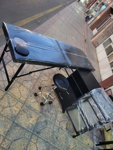 куханная мебель: Новый, Косметологическая кушетка, Нескладной, цвет - Белый — 11