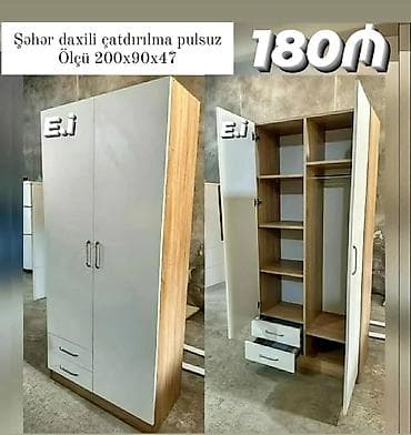 2 qapılı dolab Yep yeni 180 azn rəng seçimi var çatdırılma var
