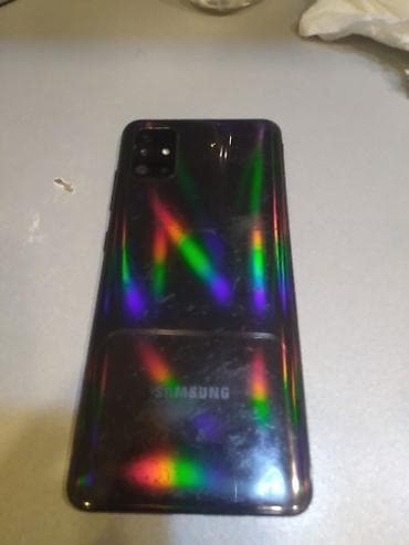 a51 samsung ekran: Samsung Galaxy A51, rəng - Qara, Barmaq izi — 2