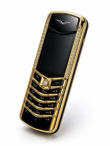 telefon vertu: Vertu rəng - Qızılı, Düyməli — 1
