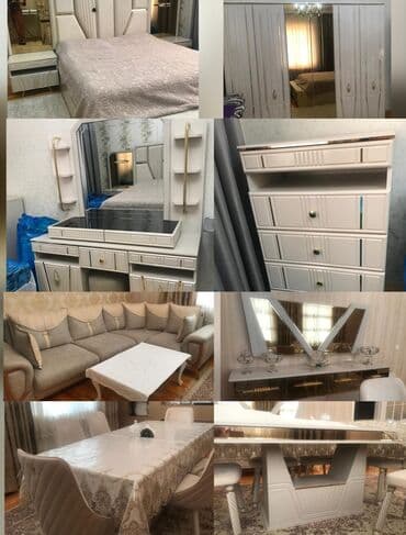купить комод в баку: Двуспальная кровать, Шкаф, Комод, Трюмо, Б/у — 1