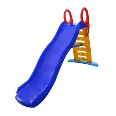 детская водная горка: 6 pilləli plastic sürüşkən Ev və bağ şəraitində istifadəsi — 4