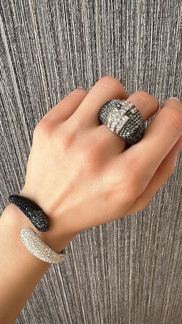 yantar üzük: Üzük, Swarovski — 2