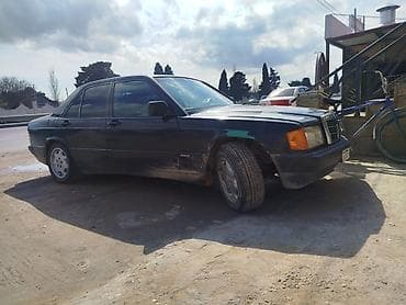 mercedes masin sekilleri: Mercedes-Benz 190 (W201) sedan - Kuzov: 4 qapılı sedan, qara rəng - — 5