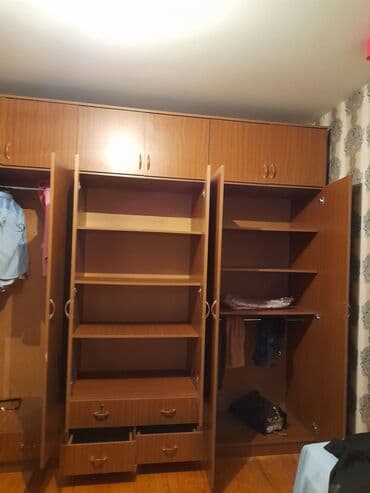 Açılan, 6 qapı Düz dolab, Qarderob, paltar dolabı