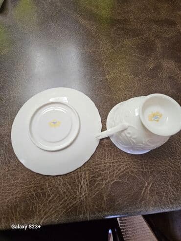 iran qab sampunu: Çay dəsti, rəng - Bej, Farfor, 6 nəfərlik, Türkiyə — 3