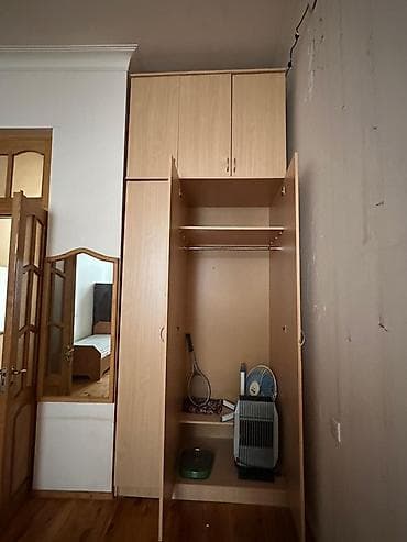 siyirmeli dolab: İşlənmiş, 4 qapılı, Bej, Digər material, Açılan, Düz dolab — 2